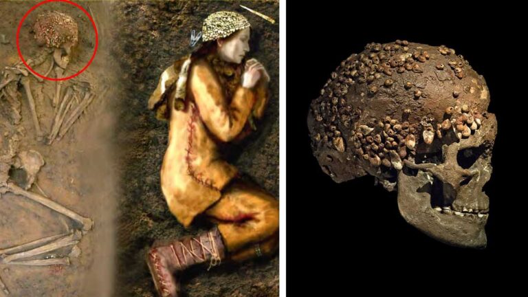 This is the Skull of ‘Donna del Caviglione’ (Woman of Caviglione Cave)