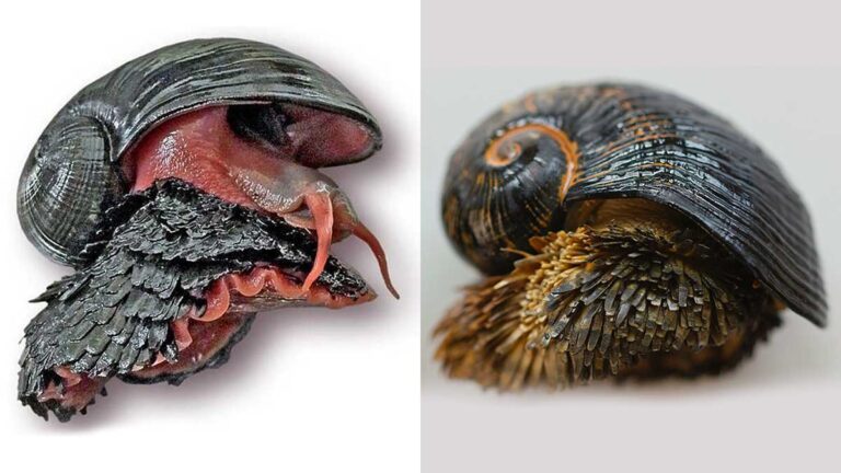 The Scaly-Foot Snail of the Deep Seas