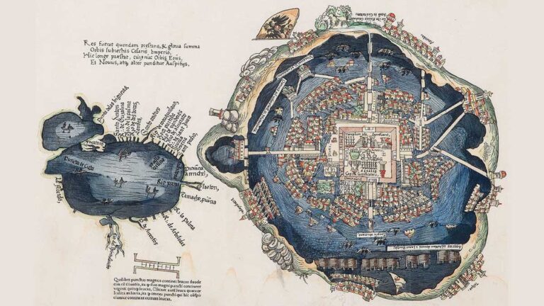 The First European Map of Tenochtitlan, 1524