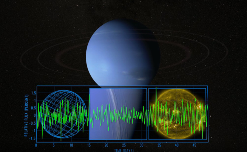 Neptune passed through Kepler's field of view in late 2014, allowing scientists to measure reflected sunlight.