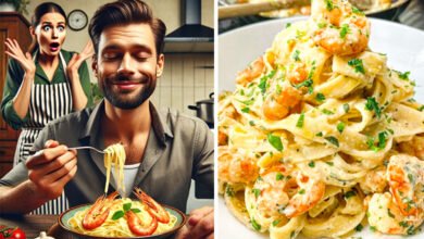 The Great Creamy Prawn Pasta Experiment 🍤🧀🍝