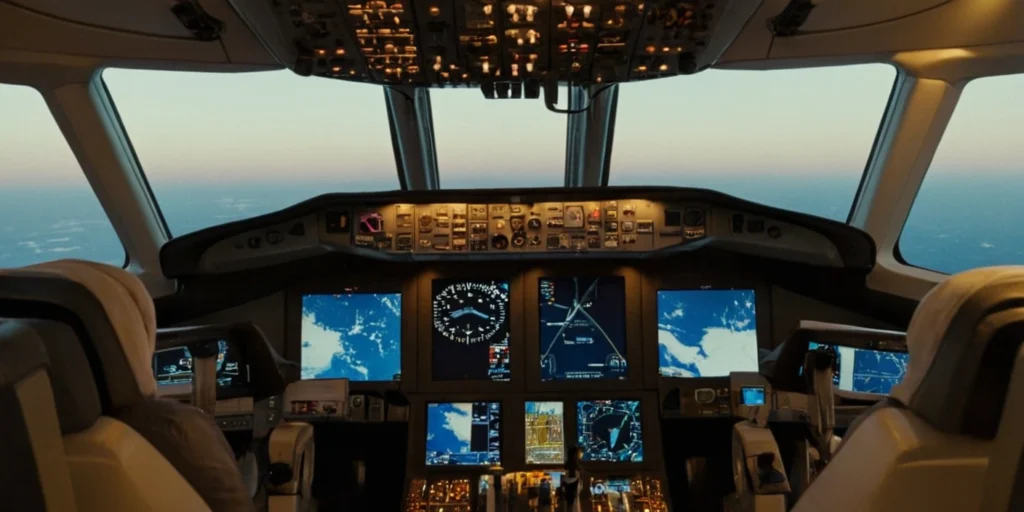 Boeing 787-9 Dreamliner Cockpit